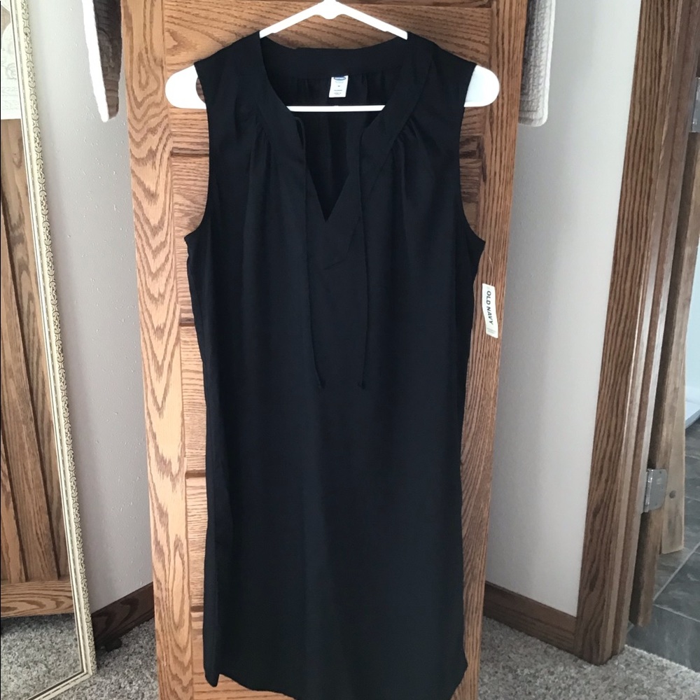 Old Navy ladies black cotton dress